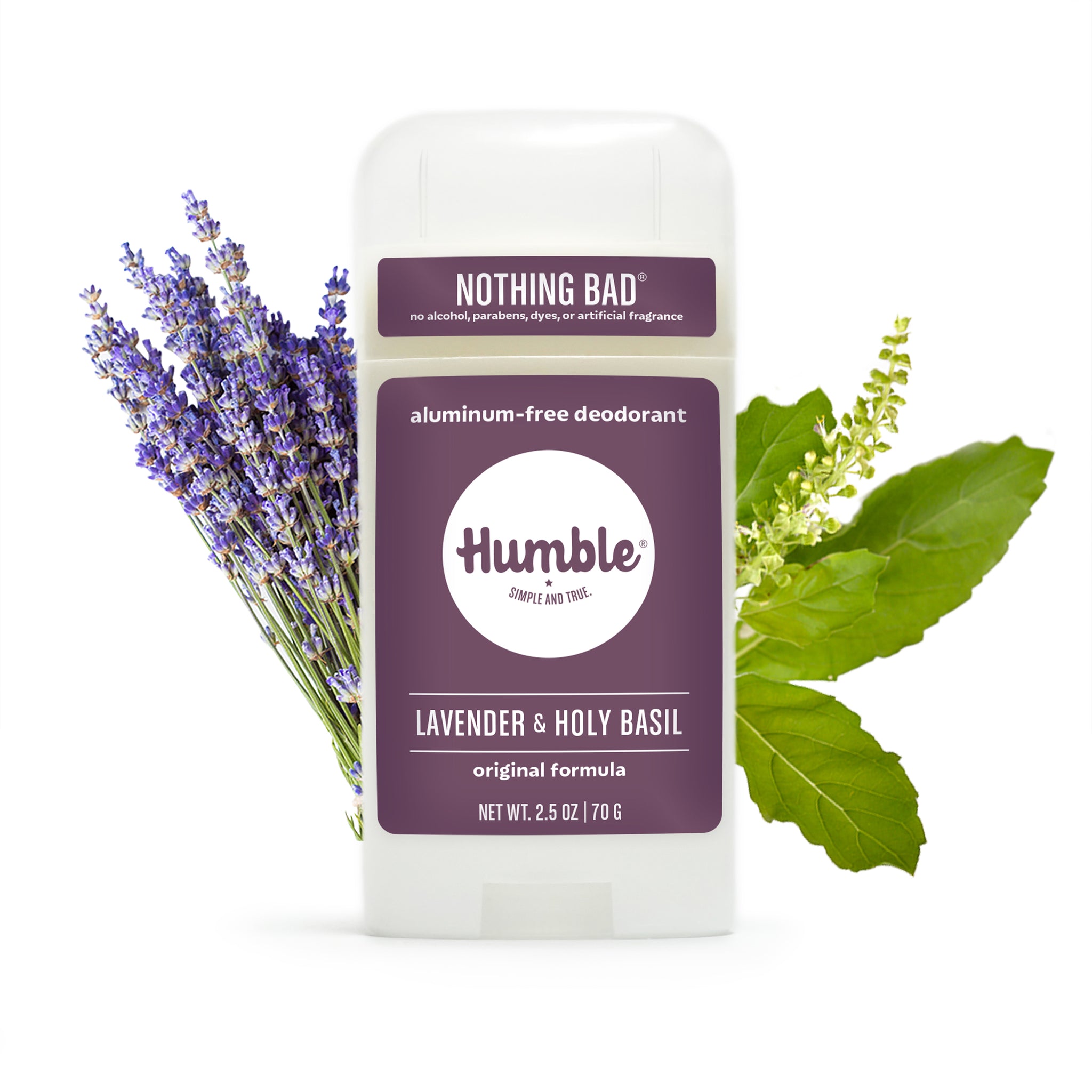 Lavender & Holy Basil Natural Deodorant 70g