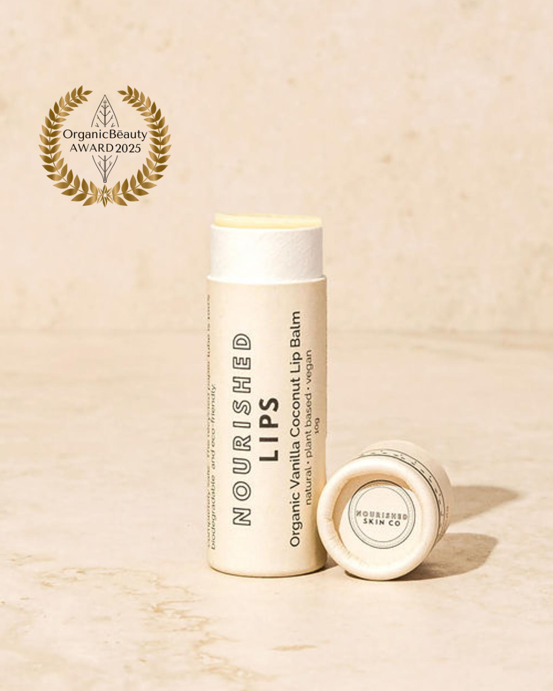 Nourished_Skin_2025_Organic_Beauty_Award-Organic_Vanilla_Lip_Balm.png