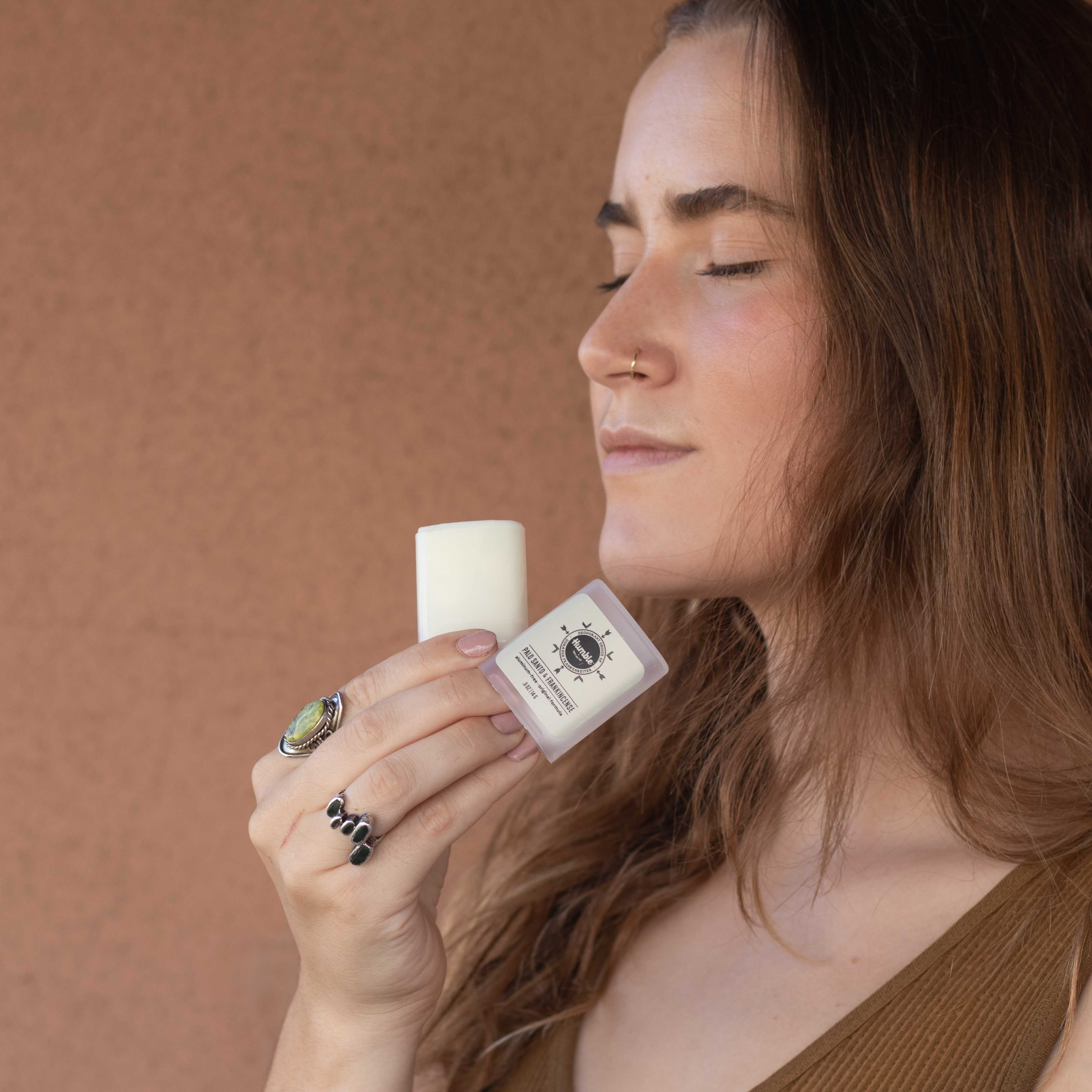 Palo Santo & Frankincense Natural Deodorant 14g - Bundle of 3
