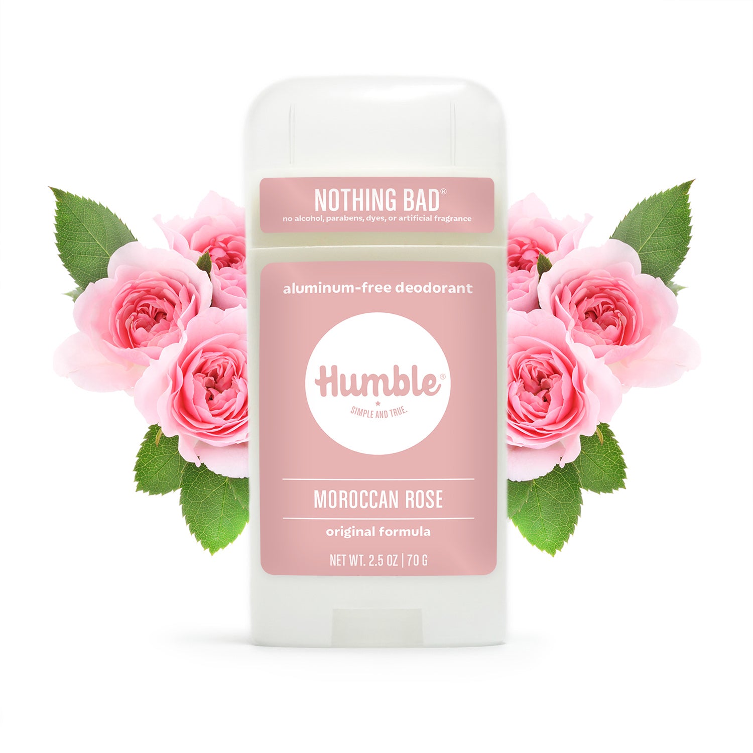 Moroccan Rose Natural Deodorant 70g - Bundle of 3