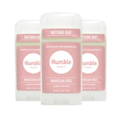 Moroccan Rose Natural Deodorant 70g - Bundle of 3
